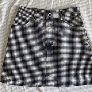 Brandy Melville Gingham Skirt